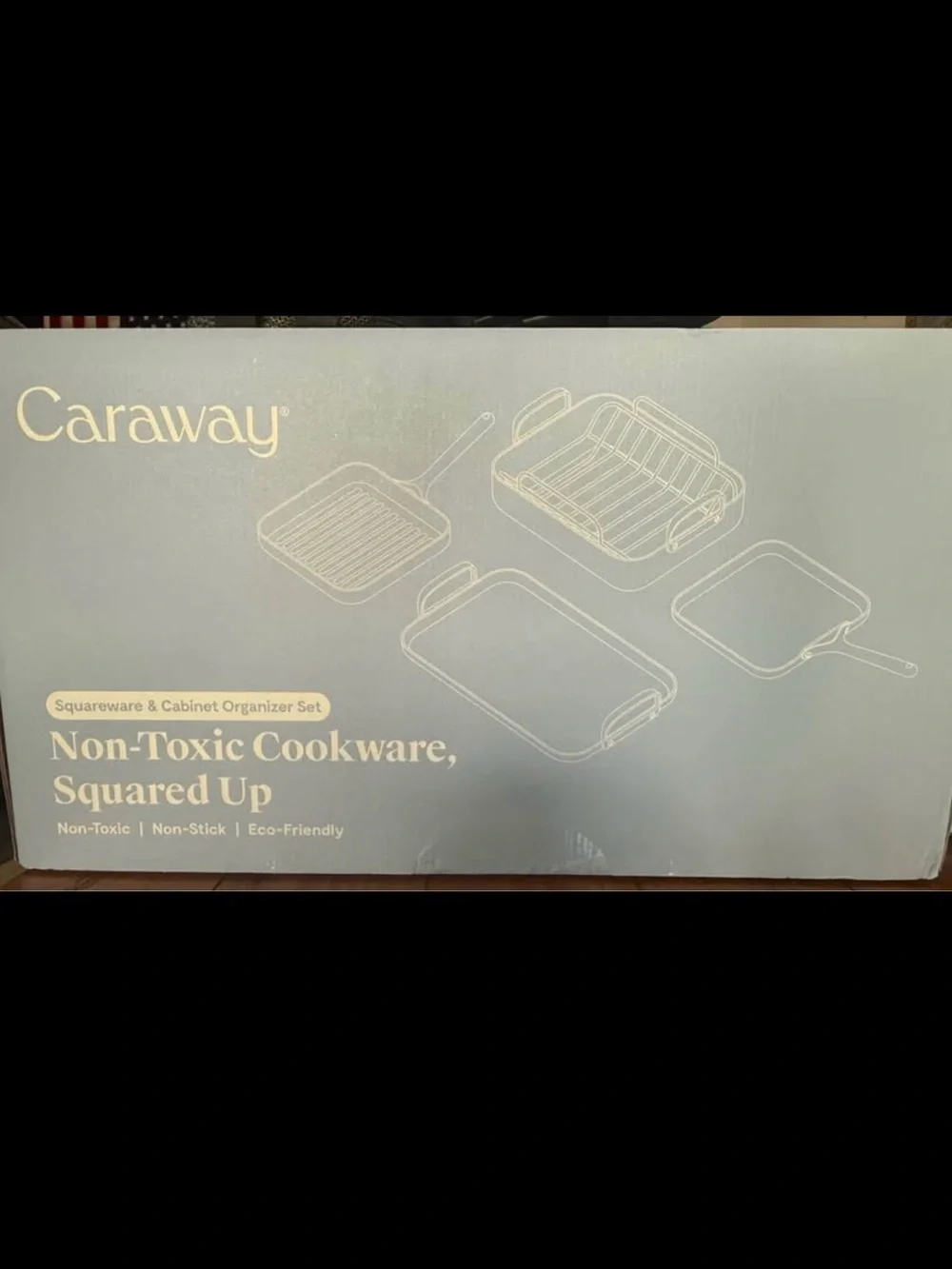 Caraway Non-Toxic Cookware Set - Gray Squareware